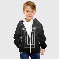 Куртка с капюшоном детская LINDEMANN, цвет: 3D-белый — фото 2