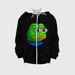 Куртка с капюшоном детская Frog, цвет: 3D-белый
