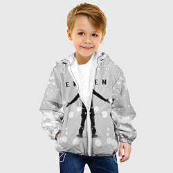 Куртка с капюшоном детская EMINEM, цвет: 3D-белый — фото 2