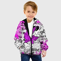 Куртка с капюшоном детская LIL PEEP, цвет: 3D-черный — фото 2