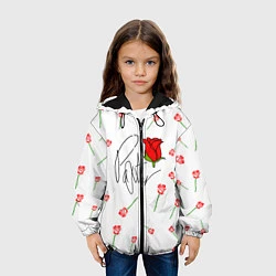 Куртка с капюшоном детская Payton Moormeier: White Style, цвет: 3D-черный — фото 2