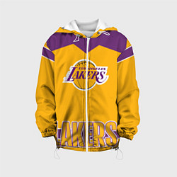Куртка с капюшоном детская Los Angeles Lakers, цвет: 3D-белый