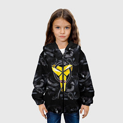 Куртка с капюшоном детская Los Angeles LakersKobe Bryan, цвет: 3D-черный — фото 2