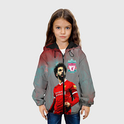 Куртка с капюшоном детская Mohamed Salah, цвет: 3D-черный — фото 2