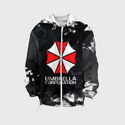 Куртка с капюшоном детская UMBRELLA CORP, цвет: 3D-белый