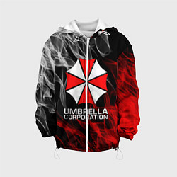 Куртка с капюшоном детская UMBRELLA CORP, цвет: 3D-белый