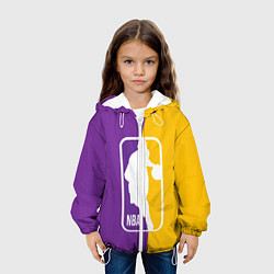 Куртка с капюшоном детская NBA Kobe Bryant, цвет: 3D-белый — фото 2