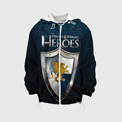 Куртка с капюшоном детская Heroes of Might and Magic, цвет: 3D-белый