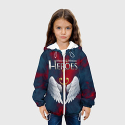 Куртка с капюшоном детская Heroes of Might and Magic, цвет: 3D-белый — фото 2