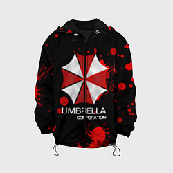 Куртка с капюшоном детская UMBRELLA CORP, цвет: 3D-черный