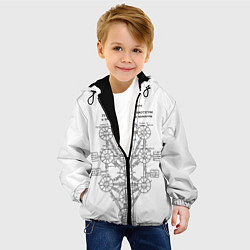 Куртка с капюшоном детская EVa-updown, цвет: 3D-черный — фото 2