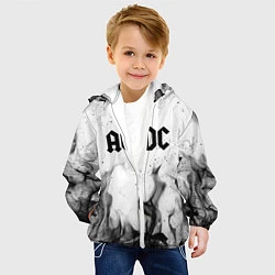 Куртка с капюшоном детская ACDC, цвет: 3D-белый — фото 2