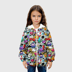 Куртка с капюшоном детская Stickerboom, цвет: 3D-белый — фото 2