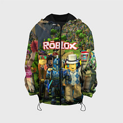 Куртка с капюшоном детская ROBLOX, цвет: 3D-черный