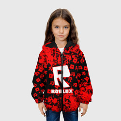 Куртка с капюшоном детская Roblox, цвет: 3D-черный — фото 2