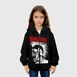 Куртка с капюшоном детская The Exploited, цвет: 3D-черный — фото 2