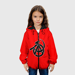 Куртка с капюшоном детская Анархия, цвет: 3D-черный — фото 2