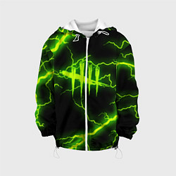 Куртка с капюшоном детская DEAD BY DAYLIGHT, цвет: 3D-белый