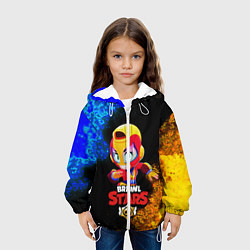 Куртка с капюшоном детская Brawl Stars MAX, цвет: 3D-белый — фото 2