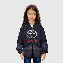 Куртка с капюшоном детская TOYOTA, цвет: 3D-черный — фото 2