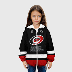 Куртка с капюшоном детская Каролина Харрикейнз, цвет: 3D-белый — фото 2