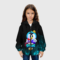 Куртка с капюшоном детская Brawl stars MRP, цвет: 3D-черный — фото 2