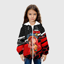 Куртка с капюшоном детская Jessie brawl stars, цвет: 3D-белый — фото 2