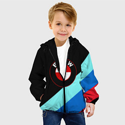 Куртка с капюшоном детская BMW, цвет: 3D-черный — фото 2