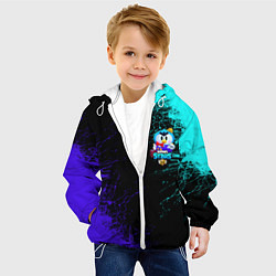 Куртка с капюшоном детская Brawl stars MRP, цвет: 3D-белый — фото 2
