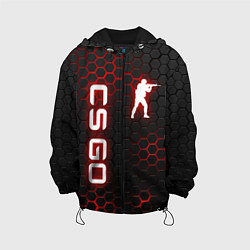 Куртка с капюшоном детская CS GO, цвет: 3D-черный
