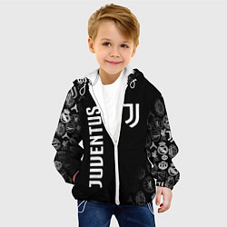 Куртка с капюшоном детская JUVENTUS, цвет: 3D-белый — фото 2