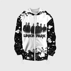 Куртка с капюшоном детская LINKIN PARKспина, цвет: 3D-белый