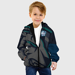 Куртка с капюшоном детская Форма Tiger, цвет: 3D-черный — фото 2