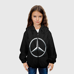 Куртка с капюшоном детская MERCEDES-BENZ CARBON, цвет: 3D-черный — фото 2