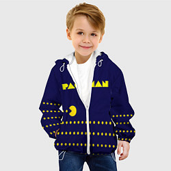 Куртка с капюшоном детская PAC-MAN, цвет: 3D-белый — фото 2
