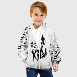 Куртка с капюшоном детская KILLER QUEEN, цвет: 3D-белый — фото 2
