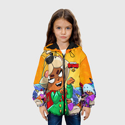 Куртка с капюшоном детская BRAWL STARS NITA, цвет: 3D-черный — фото 2