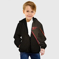 Куртка с капюшоном детская Ford ST, цвет: 3D-черный — фото 2