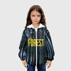 Куртка с капюшоном детская THE FOREST, цвет: 3D-белый — фото 2