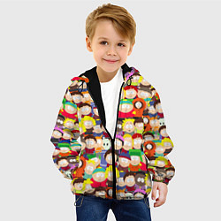 Куртка с капюшоном детская ЮЖНЫЙ ПАРК, цвет: 3D-черный — фото 2