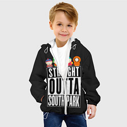Куртка с капюшоном детская South Park, цвет: 3D-белый — фото 2