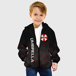 Куртка с капюшоном детская UMBRELLA CORP, цвет: 3D-черный — фото 2