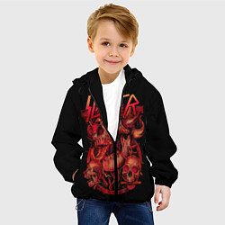 Куртка с капюшоном детская Slayer 20, цвет: 3D-черный — фото 2