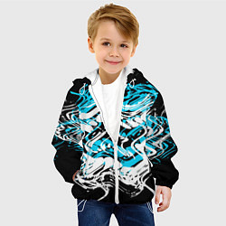 Куртка с капюшоном детская Blue Combo, цвет: 3D-белый — фото 2