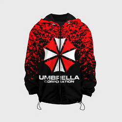 Куртка с капюшоном детская Umbrella Corporation, цвет: 3D-черный