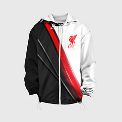 Куртка с капюшоном детская Liverpool F C, цвет: 3D-белый