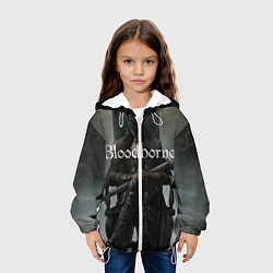 Куртка с капюшоном детская Bloodborne, цвет: 3D-белый — фото 2