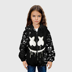 Куртка с капюшоном детская Marshmello, цвет: 3D-черный — фото 2