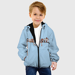 Куртка с капюшоном детская Совы на ветке, цвет: 3D-черный — фото 2