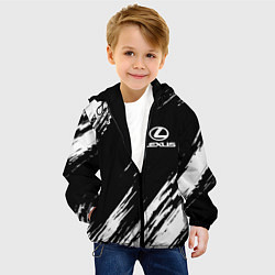 Куртка с капюшоном детская LEXUS, цвет: 3D-черный — фото 2